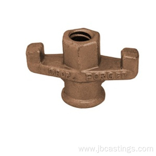 Casting iron formwork tie rod wing nut